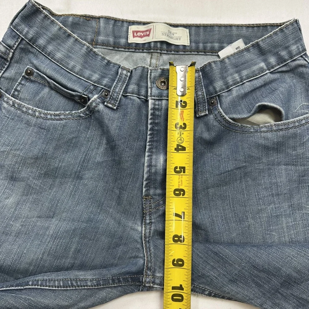Levi's 514 Men's‎ Straight Fit Jeans Casual Work Wear Classic Blue Denim 28x28